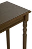 Heritage Dark Brown Rectangular Wooden Console Table