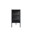 Addison Black Metal and Fluted Glass Door Sideboard