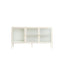 Addison Warm White Metal Fluted Glass Door Sideboard