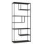 Acero Black Metal Multi Tier Shelving Unit