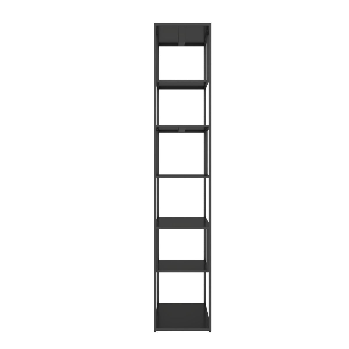Acero Black Metal Multi Tier Shelving Unit