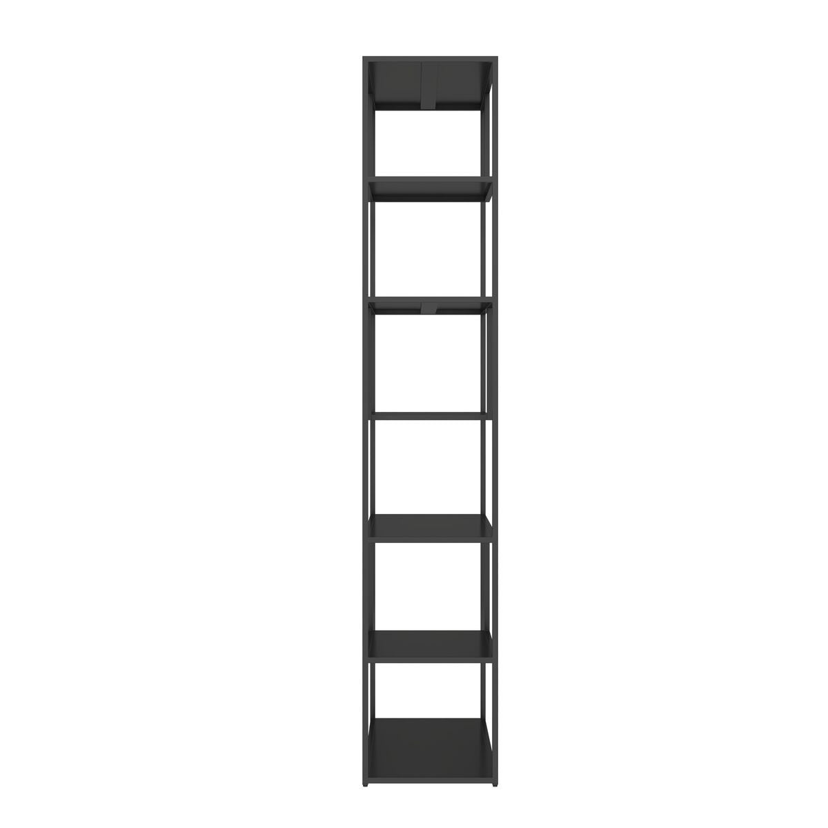 Acero Black Metal Multi Tier Shelving Unit