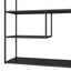 Acero Black Metal Multi Tier Shelving Unit