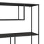 Acero Black Metal Multi Tier Shelving Unit
