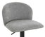 Maxwell Set of 2 Light Grey Textured Fabric Curved Bar Chairs