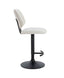 Maxwell Set of 2 Beige Textured Fabric Bar Chairs