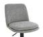 Maxwell Set of 2 Light Grey Textured Fabric Cushioned Bar Chairs
