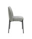 Maxwell Set of 2 Light Grey Textured Fabric Dining Chairs