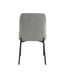 Maxwell Set of 2 Light Grey Textured Fabric Dining Chairs