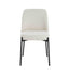 Maxwell Set of Two Light Beige Textured Fabric Dining Chairs
