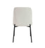 Maxwell Set of Two Light Beige Textured Fabric Dining Chairs
