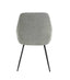 Maxwell Set of 2 Light Grey Textured Fabric Dining Chairs with Arms