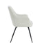 Maxwell Set of 2 Light Beige Textured Fabric Dining Chairs with Arms