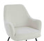 Maxwell Set of 2 Light Beige Textured Fabric Dining Chairs with Arms
