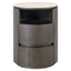 Nightstand Nando brown 2-drawers