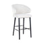 Bar stool Indigo white bouclé