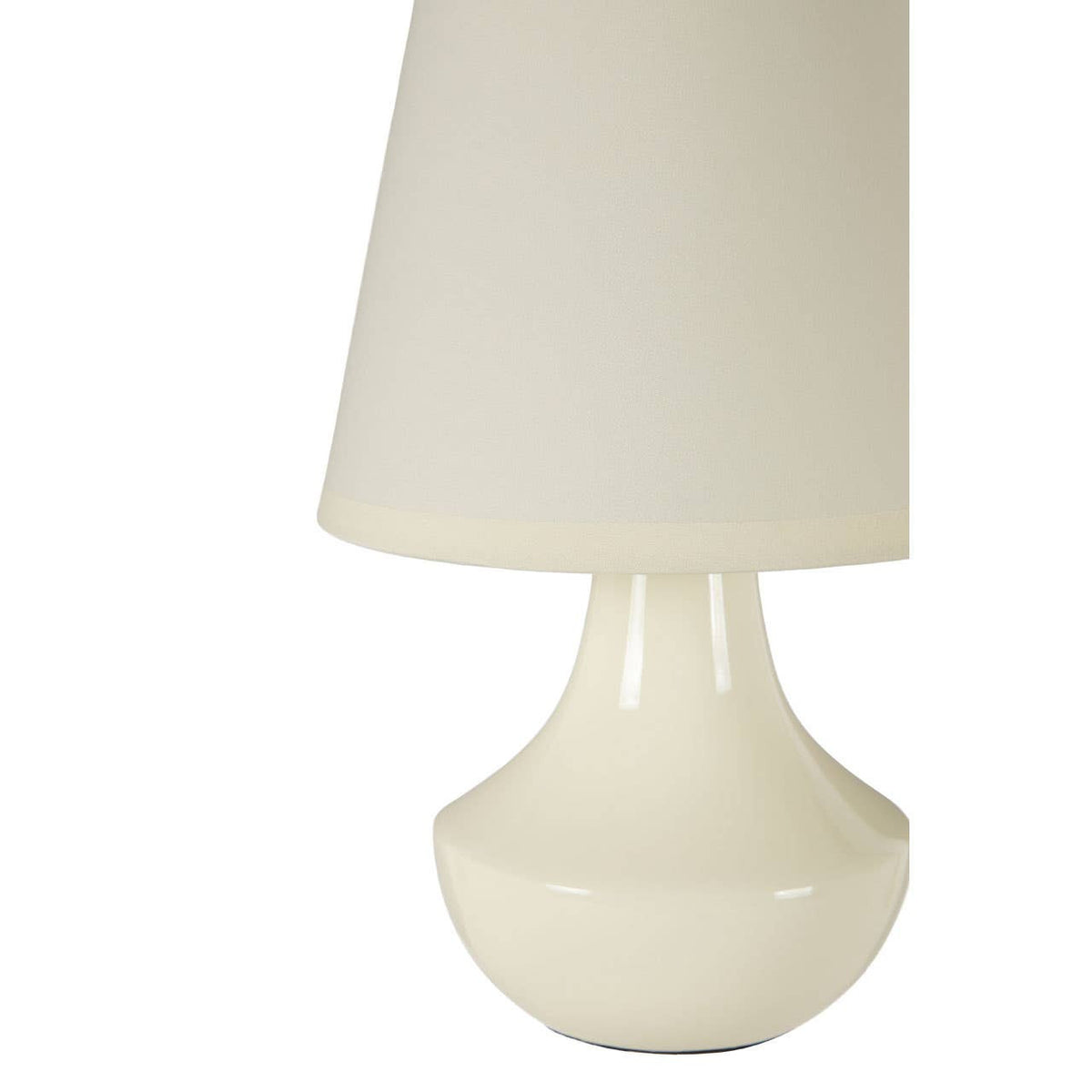 Globo Set of Two Cream Ceramic Table Lamps