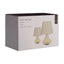 Globo Set of Two Cream Ceramic Table Lamps