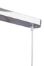 Vermont Three Shutter Grey and Chrome Shade Pendant Light