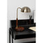 Sydnee Antique Brass Finish Task Lamp with Wood Base