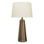 Spiridon Antique Brass Finish Table Lamp with Cream Shade