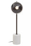 Revive Black Finish Metal Table Lamp with Marble Base