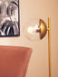 Revive Gold Finish Metal Table Lamp with White Marble Base
