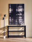 Revive Two Light Black Floor Lamp with Marble Base