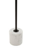 Revive Two Light Black Floor Lamp with Marble Base