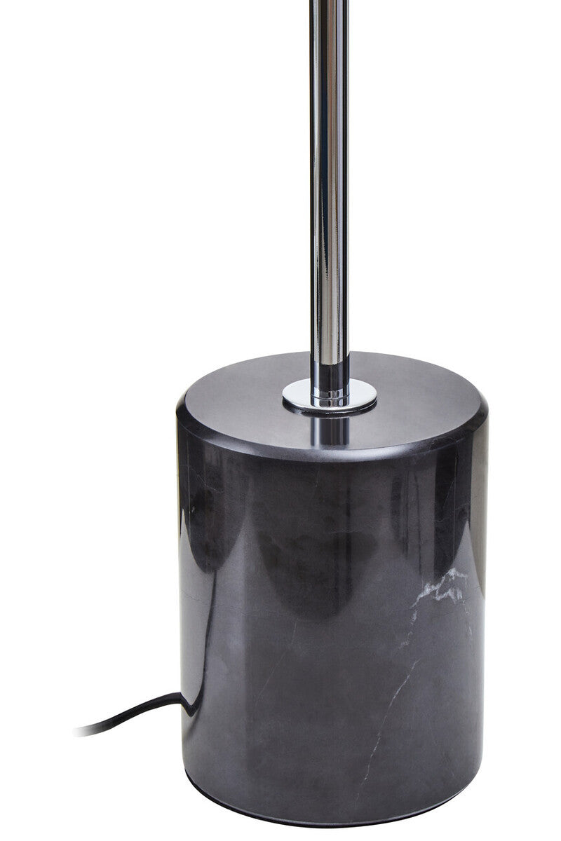 Revive Small Silver Finish Metal Table Lamp