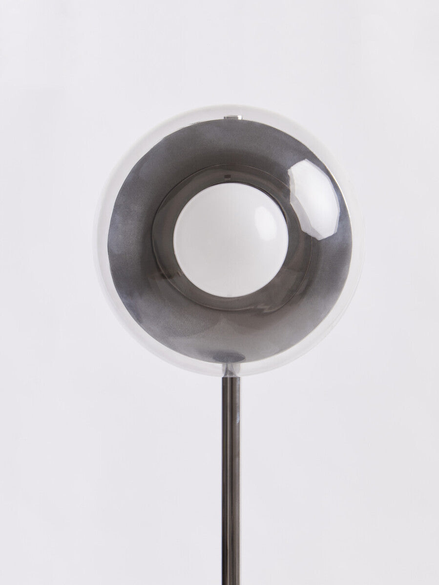 Revive Small Silver Finish Metal Table Lamp