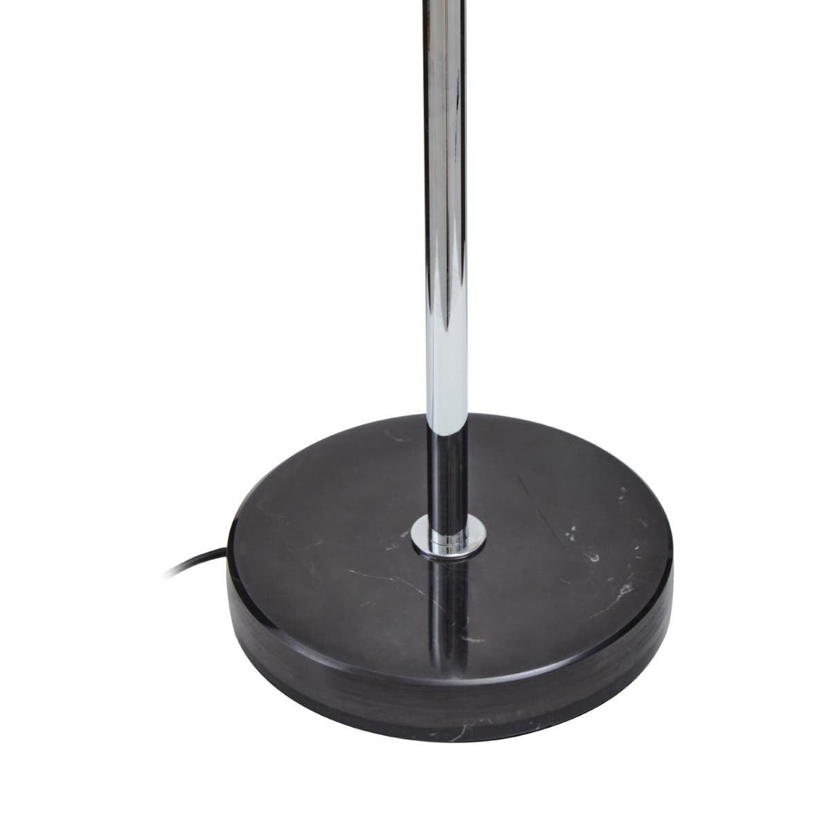 Revive Two Light Silver and Black Marble Table Lamp
