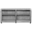 Checkerboard 4 Door Gray Cabinet