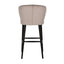 Bar stool Indigo khaki velvet