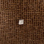 Lounge chair Marina brown blockweave swivel fire retardant