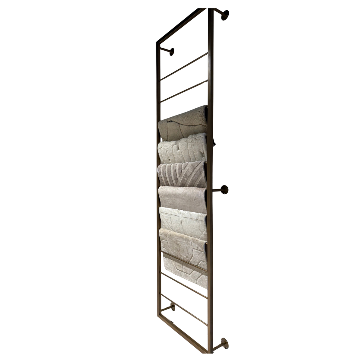 Coat rack Sample gold Carpet hanging rack