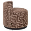 Lounge chair Franny brown labyrinth