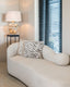 Sofa Emma cream fancy chaise longue