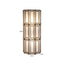 Wall lamp Opal brass antique