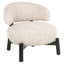 Lounge chair Ornella beige angora