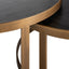 Coffee table Blackbone Brass black rustic (Set of 2)