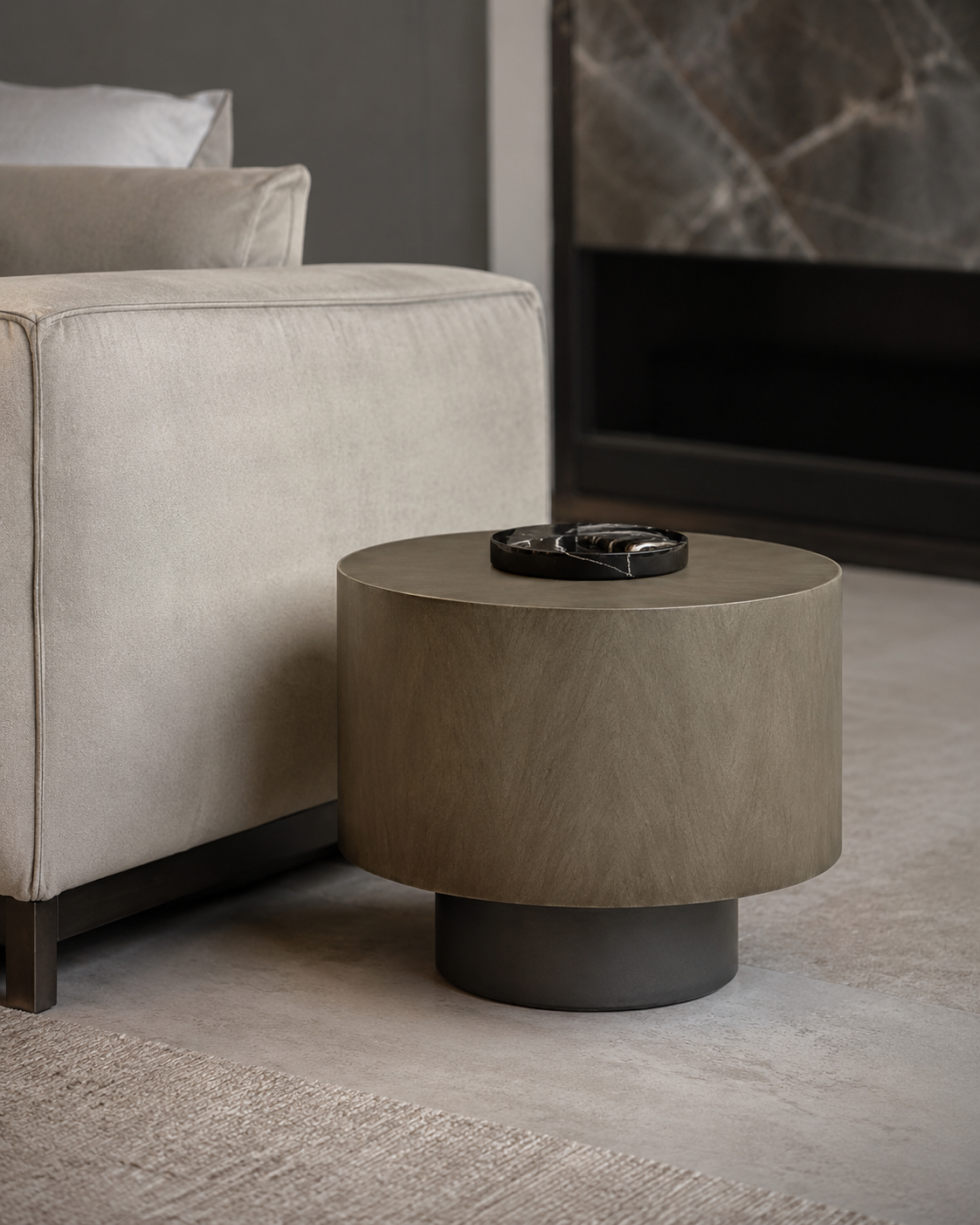 Adair Side Table - Brushed Bronze