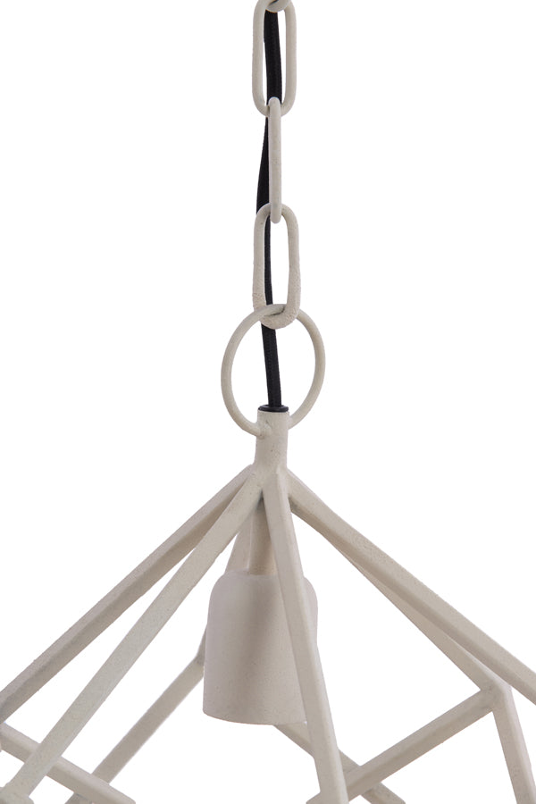 Hanging lamp 26x36 cm DRIZELLA cream