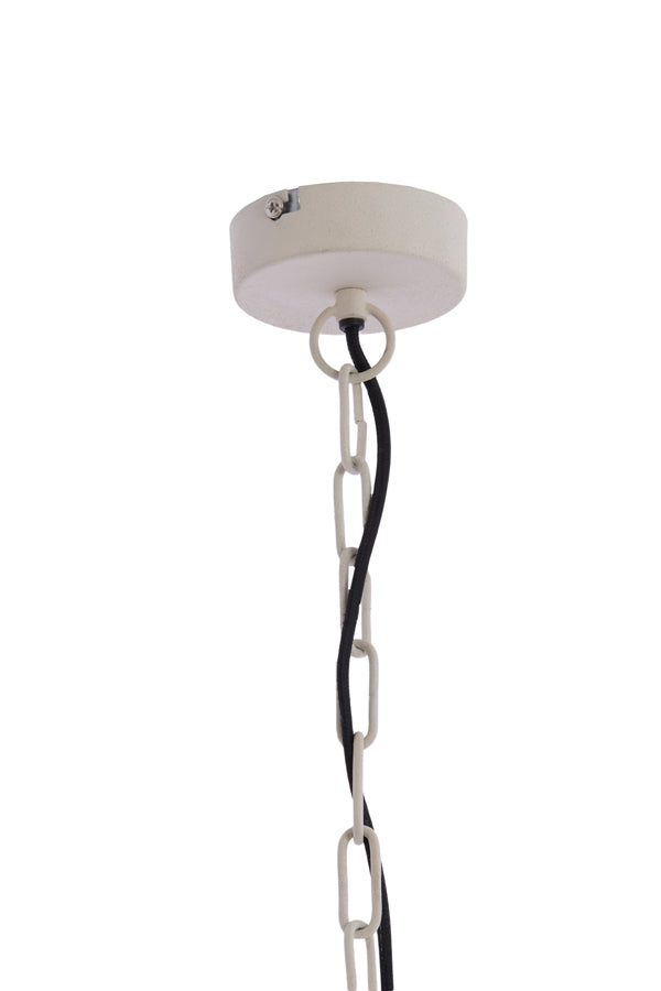 Hanging lamp 3L 46x56 cm DRIZELLA cream