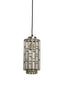 Hanging lamp 15x31 cm SSTRENE antique bronze+glass