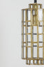 Hanging lamp 15x31 cm SSTRENE antique bronze+glass