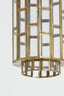 Hanging lamp 15x31 cm SSTRENE antique bronze+glass