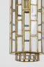 Hanging lamp 15x31 cm SSTRENE antique bronze+glass