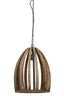 Hanging lamp 38x46 cm HARANKA wood dark brown