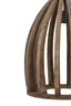 Hanging lamp 38x46 cm HARANKA wood dark brown
